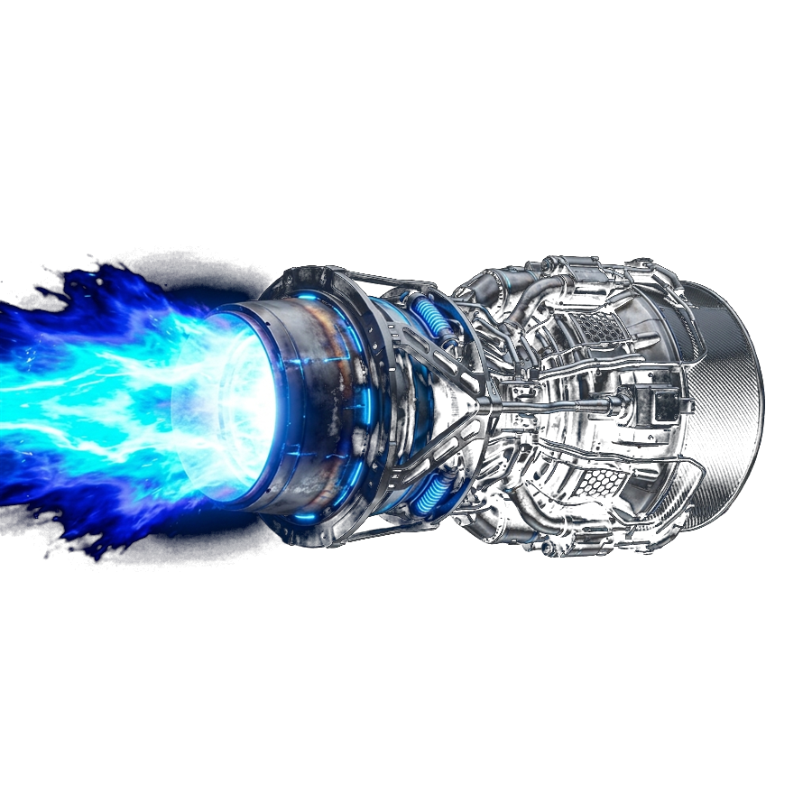 Supersonic Growth Propulsion Engine with Electric Cyan Plasma Jet